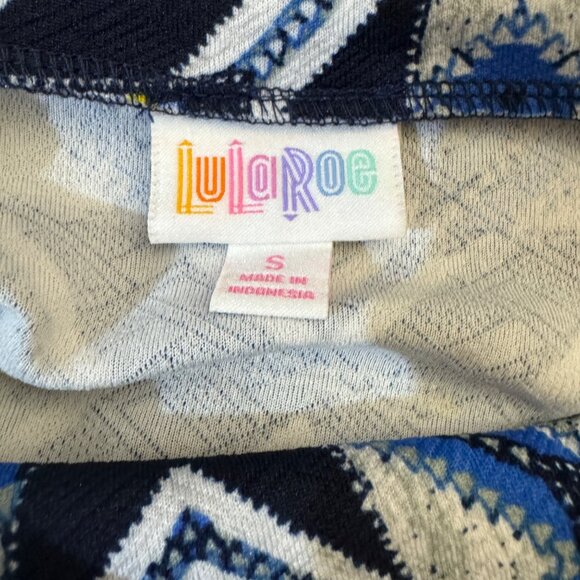 LuLaRoe Cassie Geometric Patterned Mid-Length Skirt Size S - Picture 4 of 4